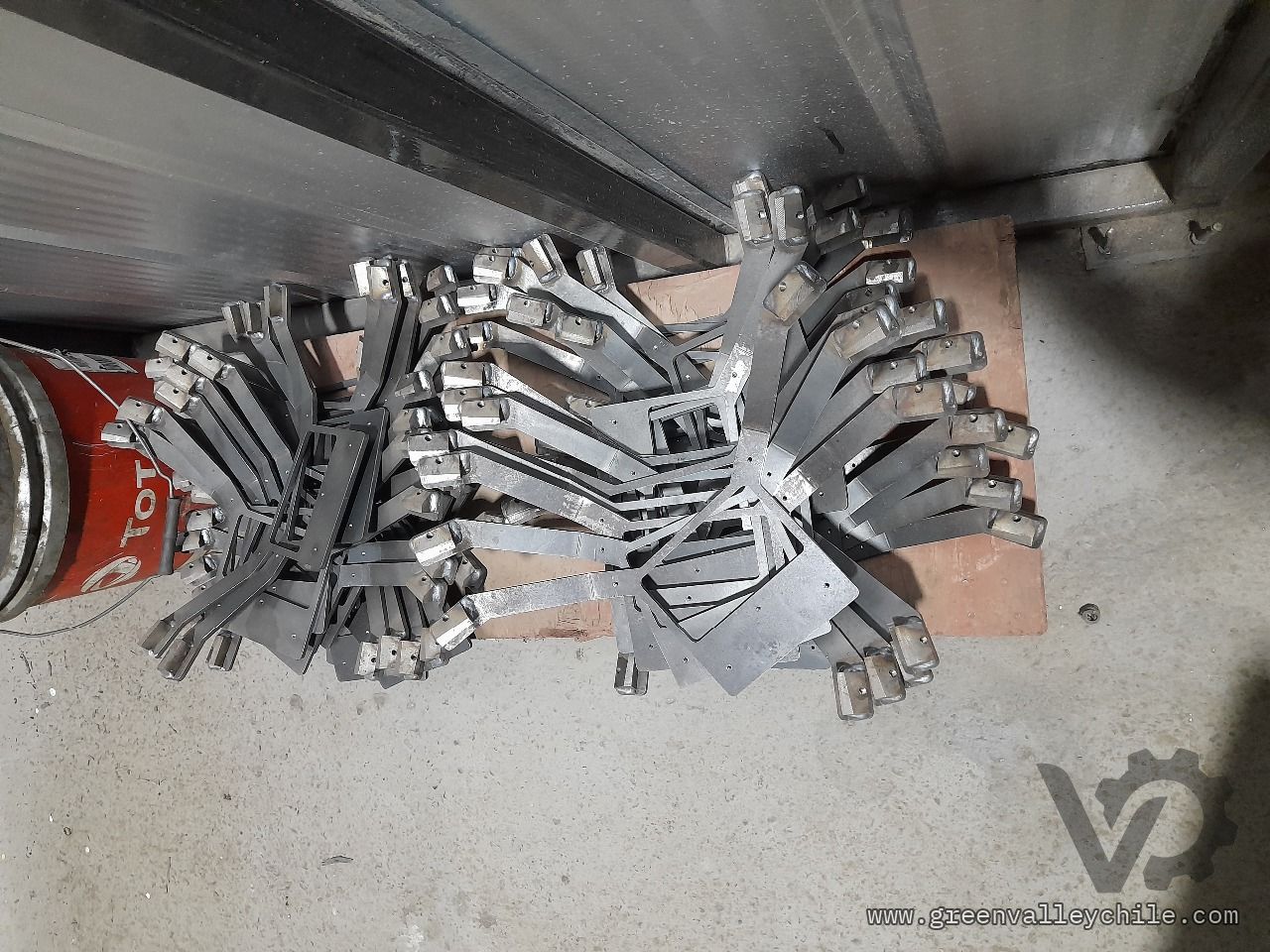 Pieza reparada en taller