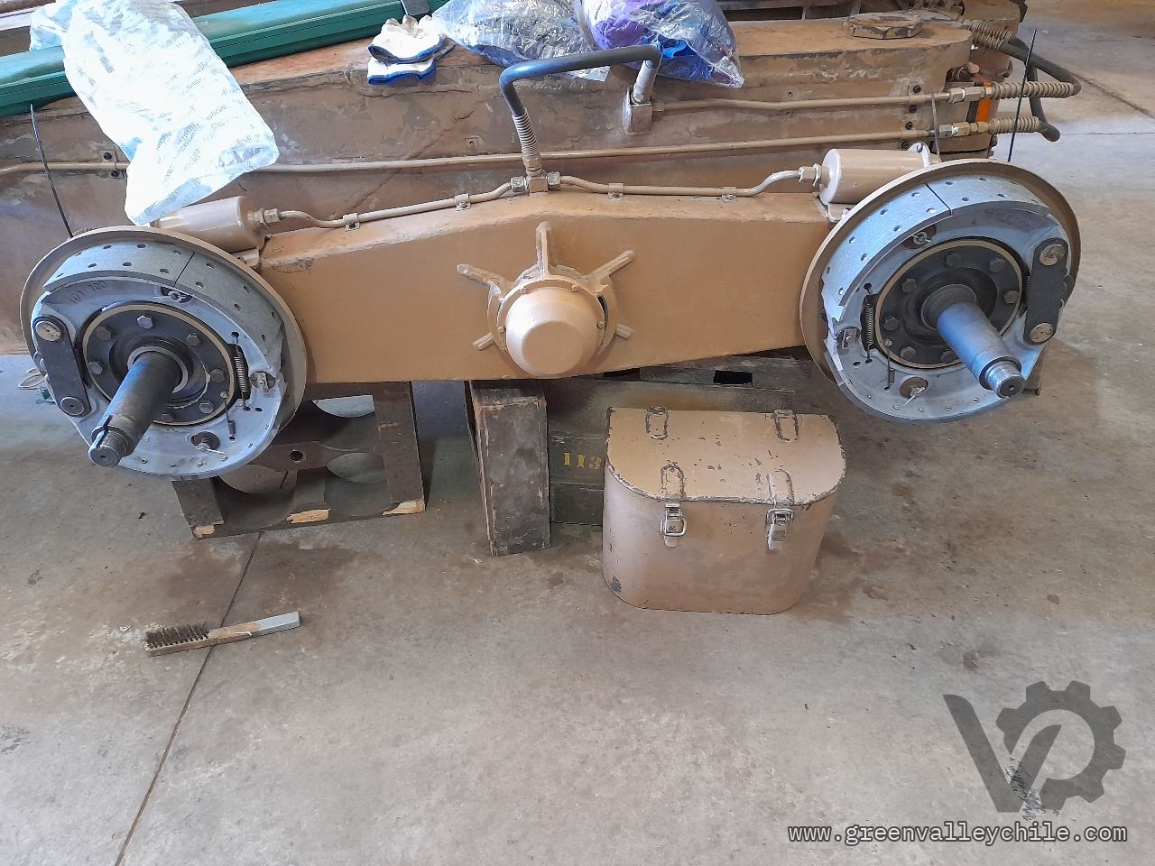 Pieza reparada en taller