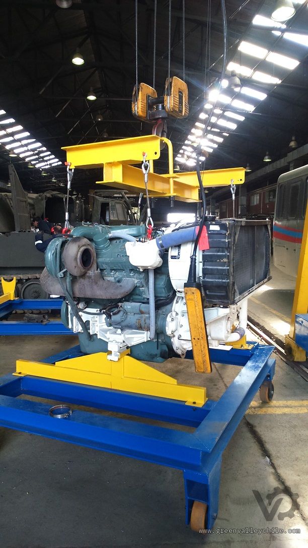Carro y avión porta motor M109