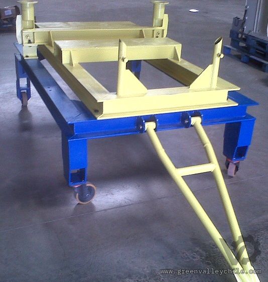 Carro y soporte motor Leopard 1, fabricación propia